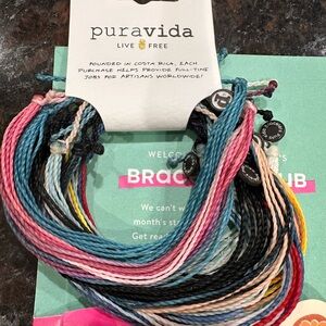 Pura Vida Colorful Friendship Bracelets Set